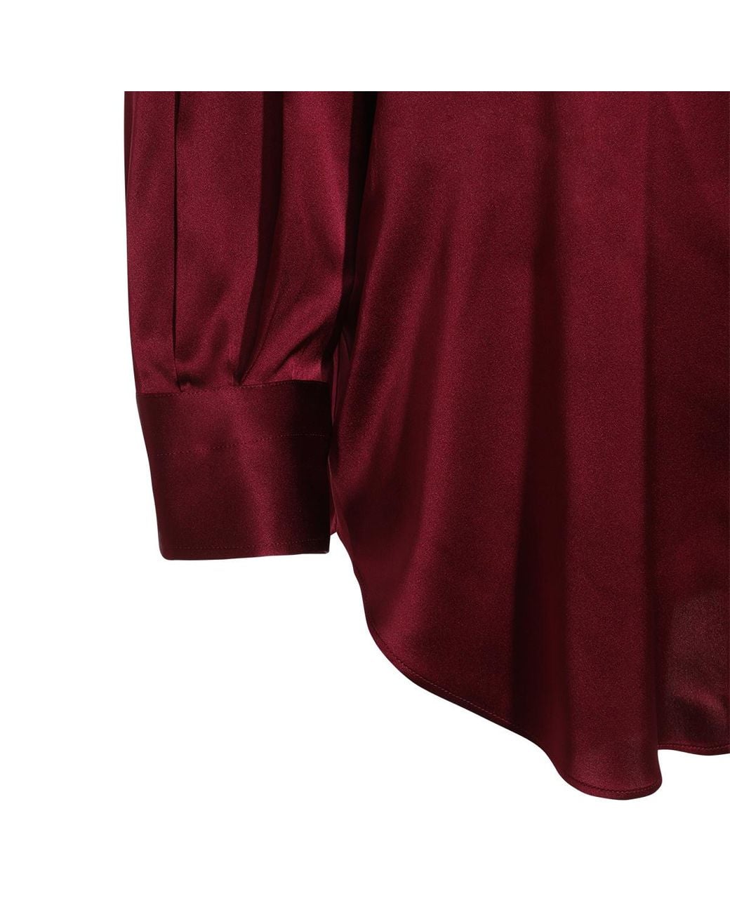 Tom Ford Brown Satin Relaxed Fit Shirt