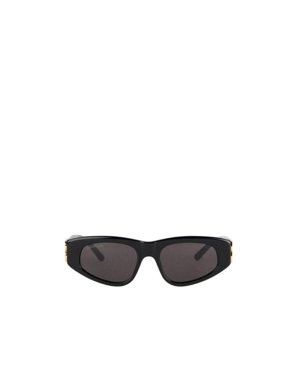 Balenciaga White Eyewear Rectangular Frame Sunglasses
