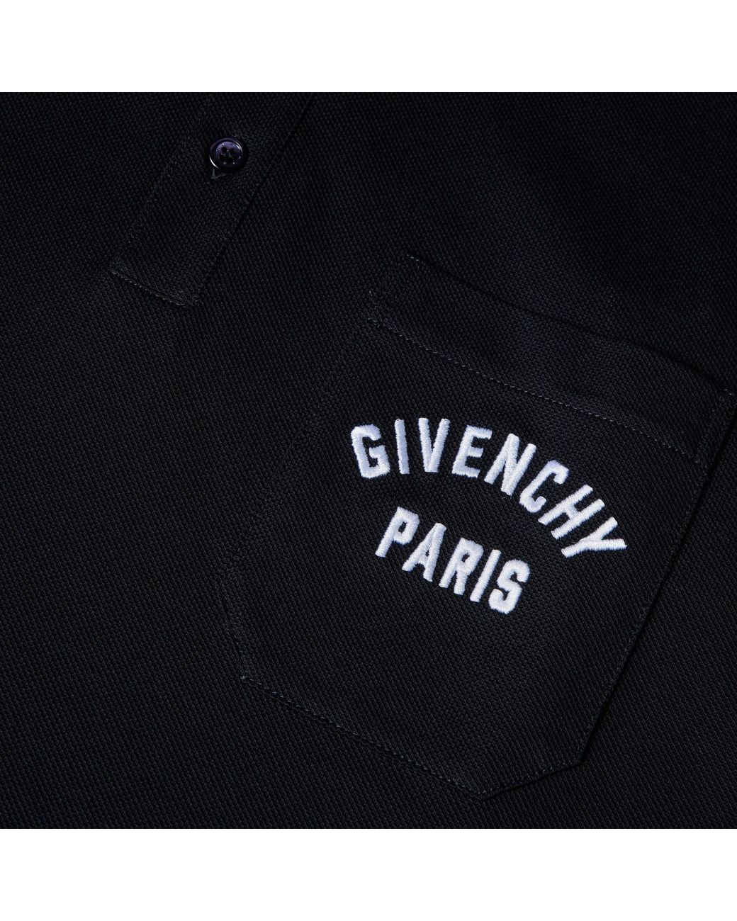 Givenchy Black Simple Short-Sleeved Shirt for men