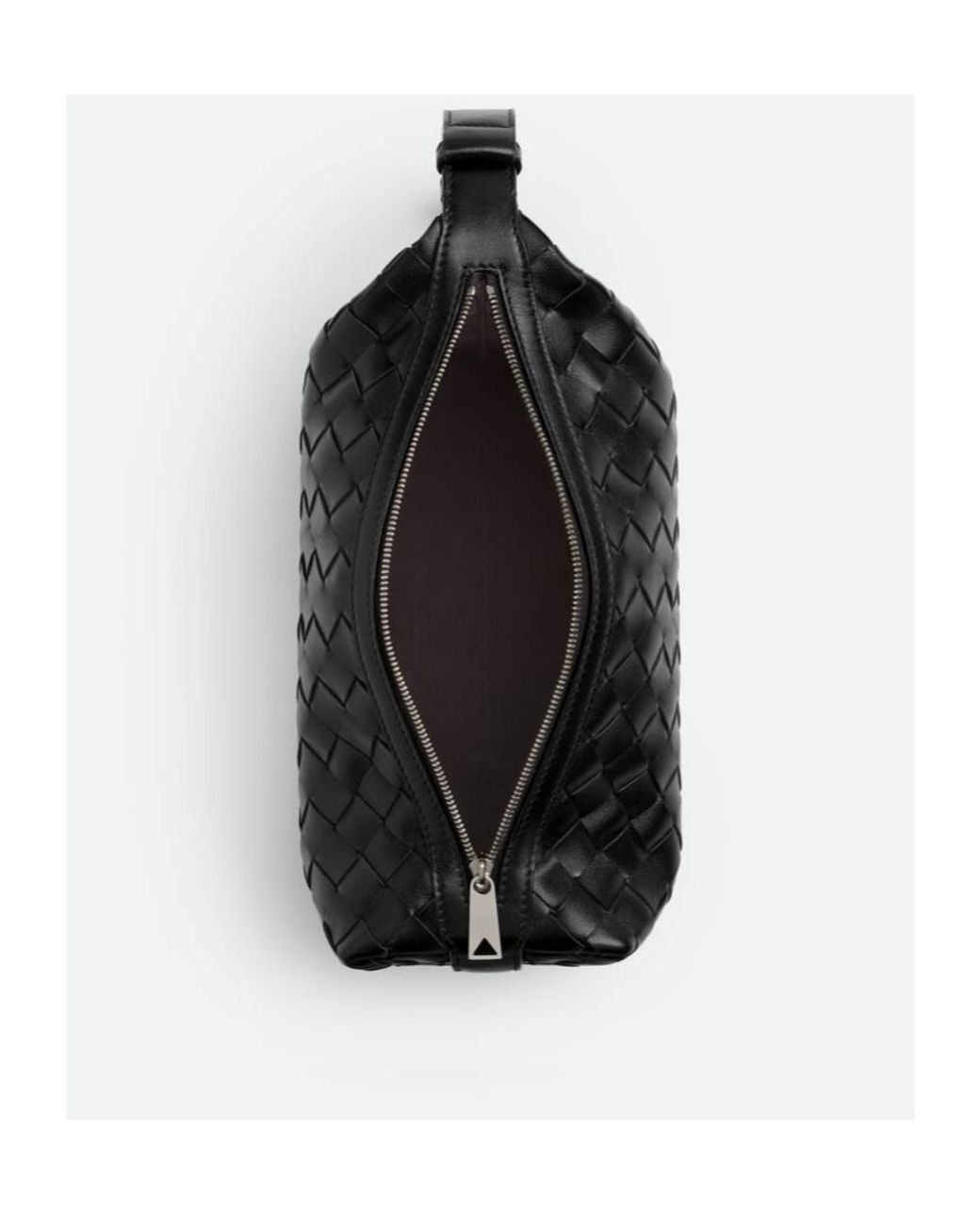 Bottega Veneta Black Intrecciato Vertical Wallace for men