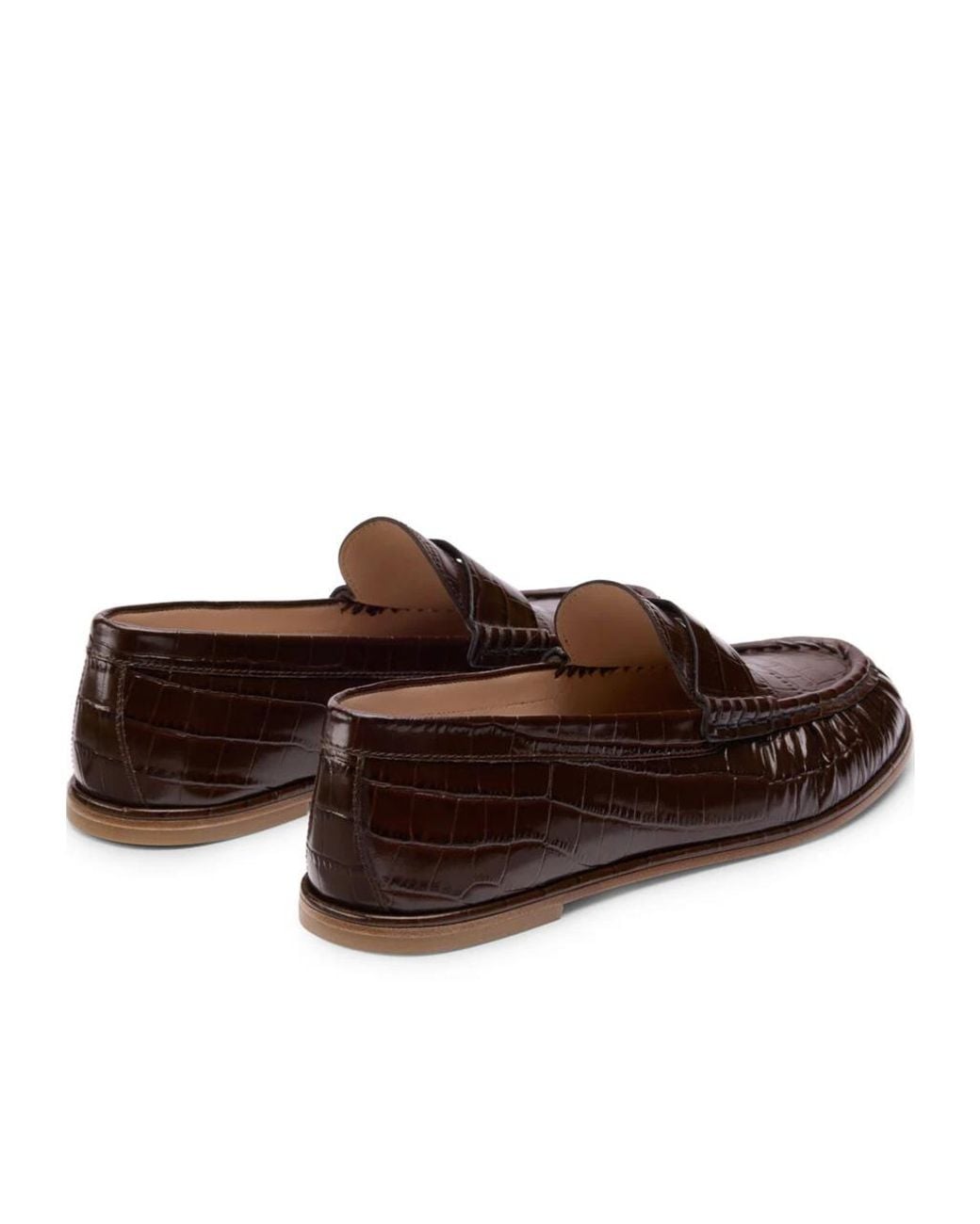 Stuart Weitzman Brown Spencer Loafer
