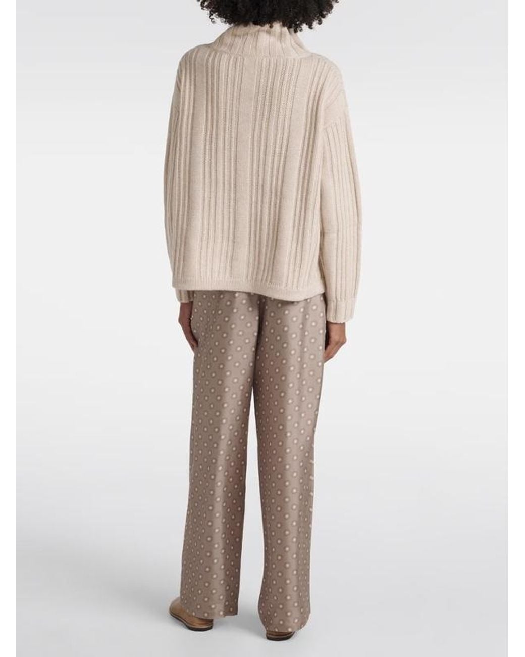Max Mara Natural Vitalba Turtleneck Jumper