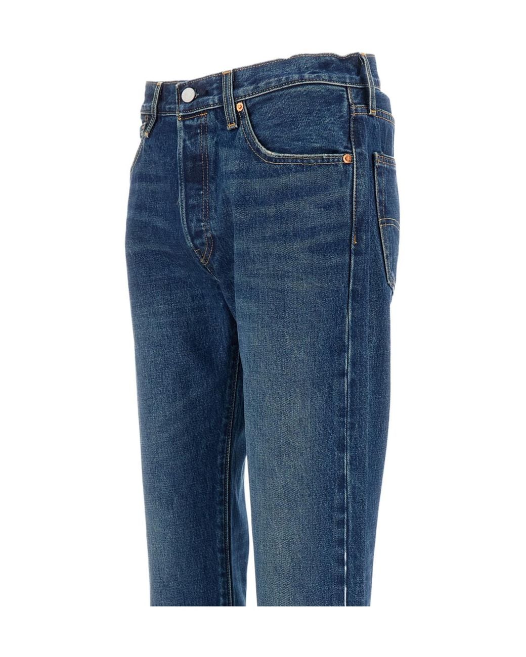 Levi's Blue Logo Patch Jeans for men