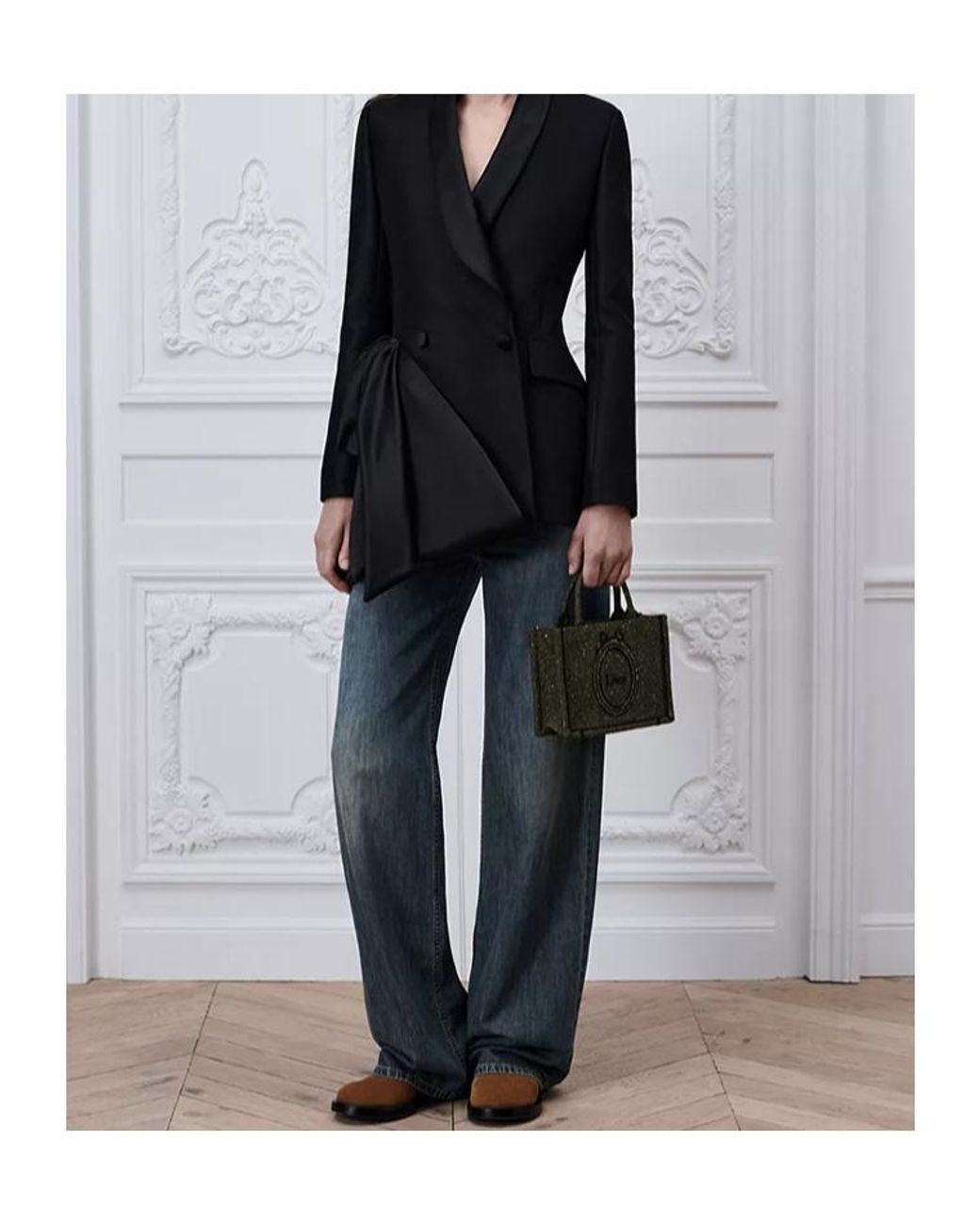 Dior Gray Flared Jeans