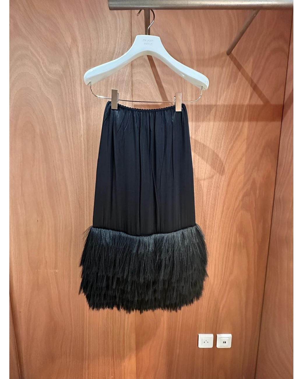 Phoebe Philo Black Layered Skirt