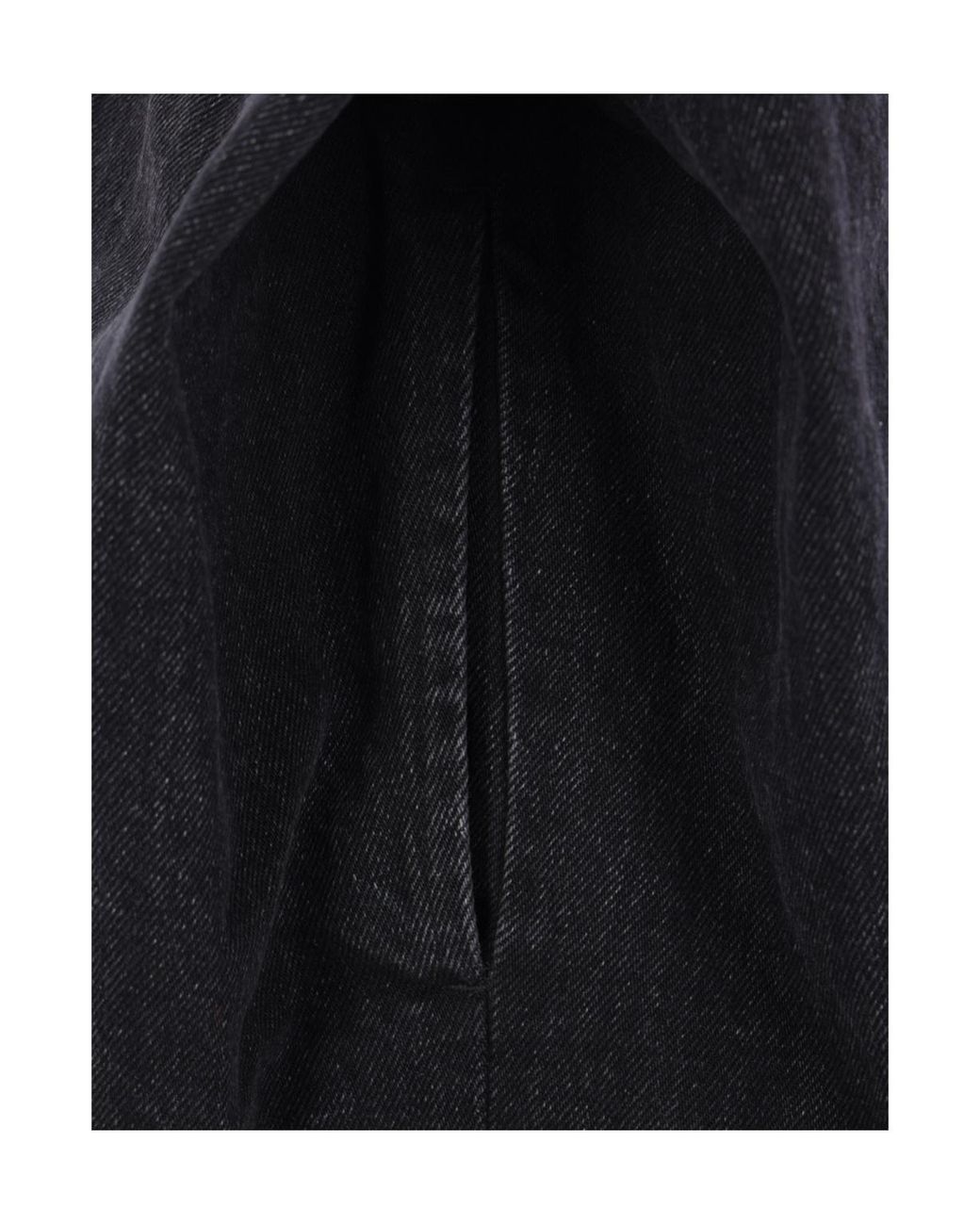 Sacai Blue Mid-Rise Denim Shorts