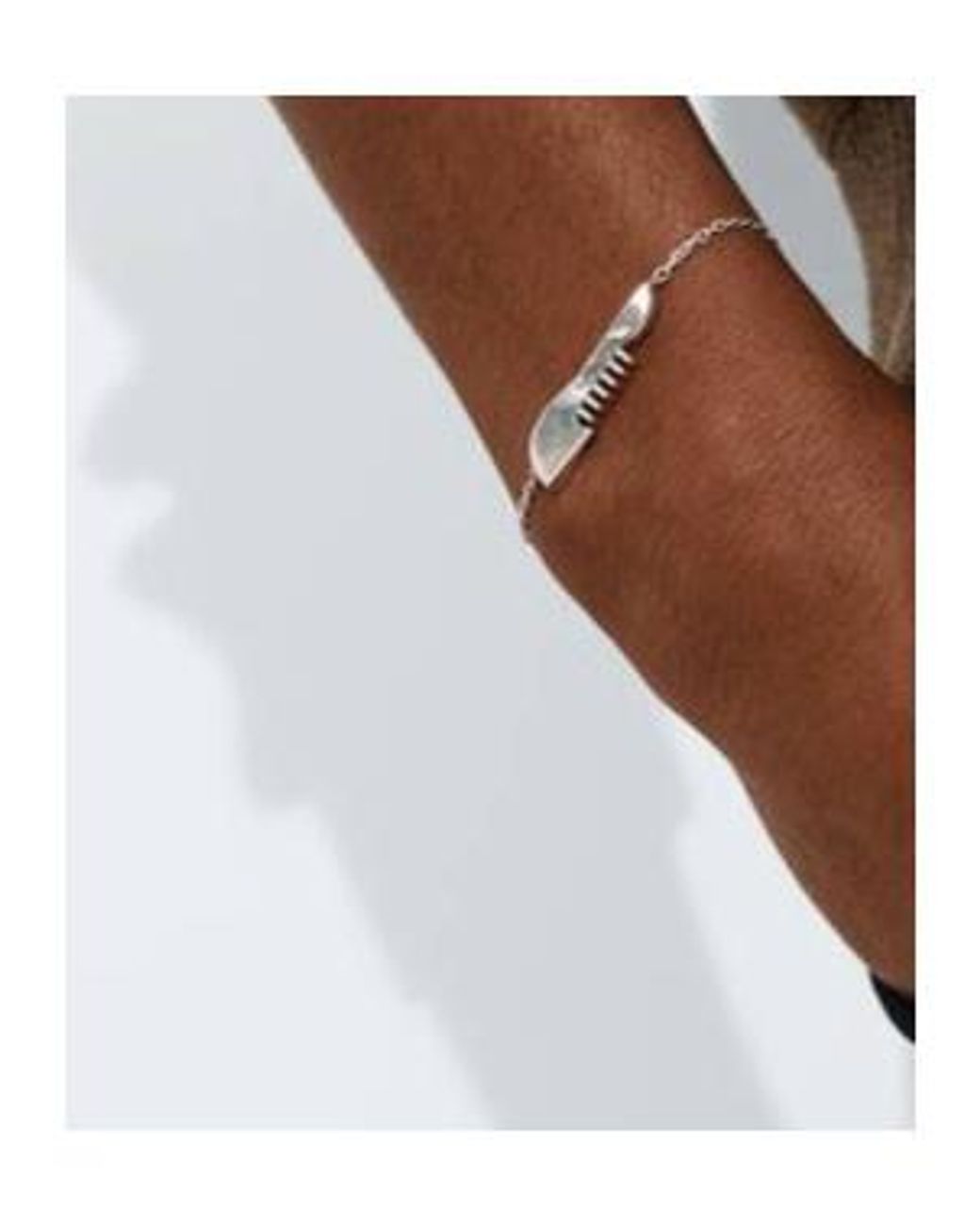 Bottega Veneta White Veneta Bracelet for men