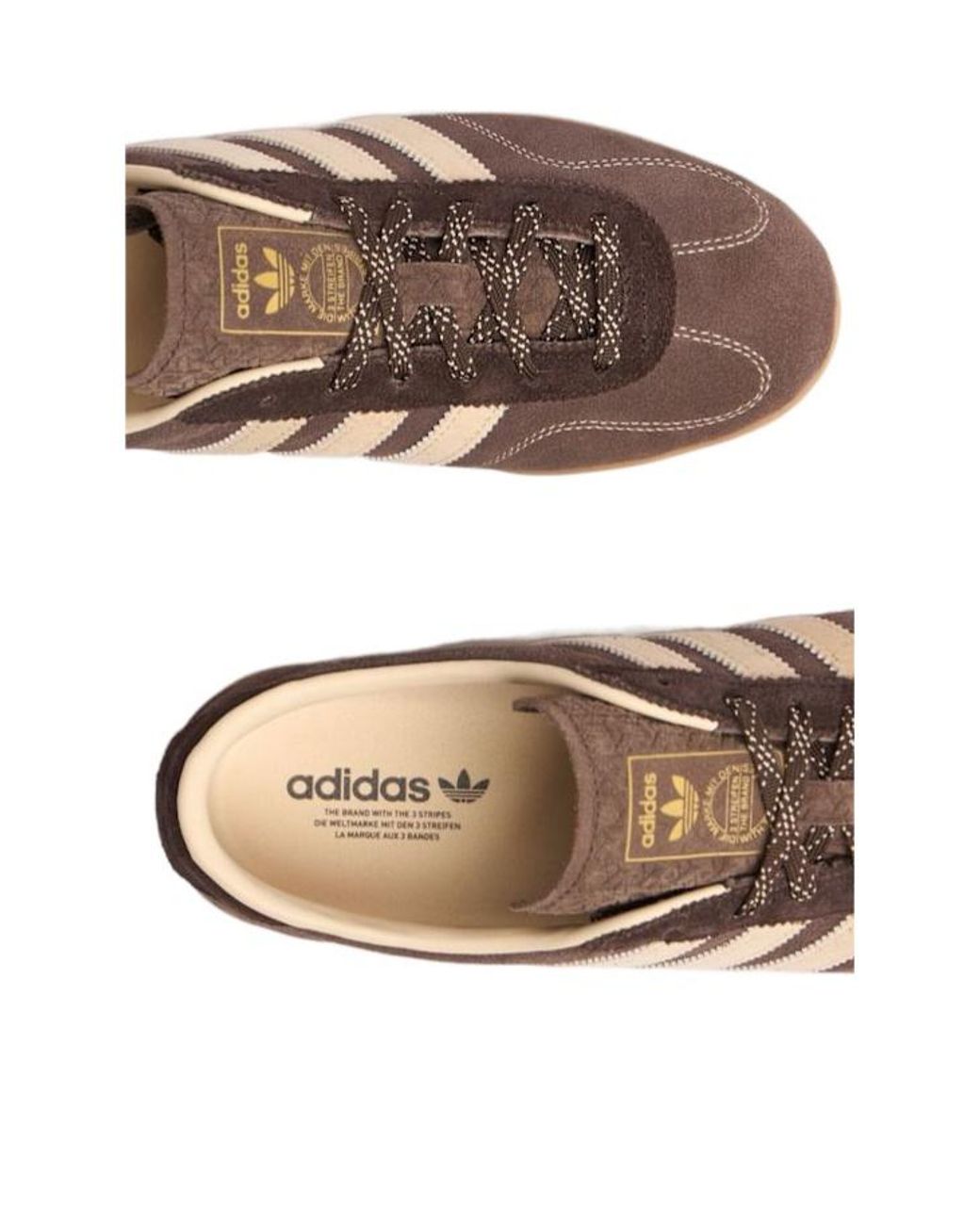Adidas Originals Brown Suede Sneakers