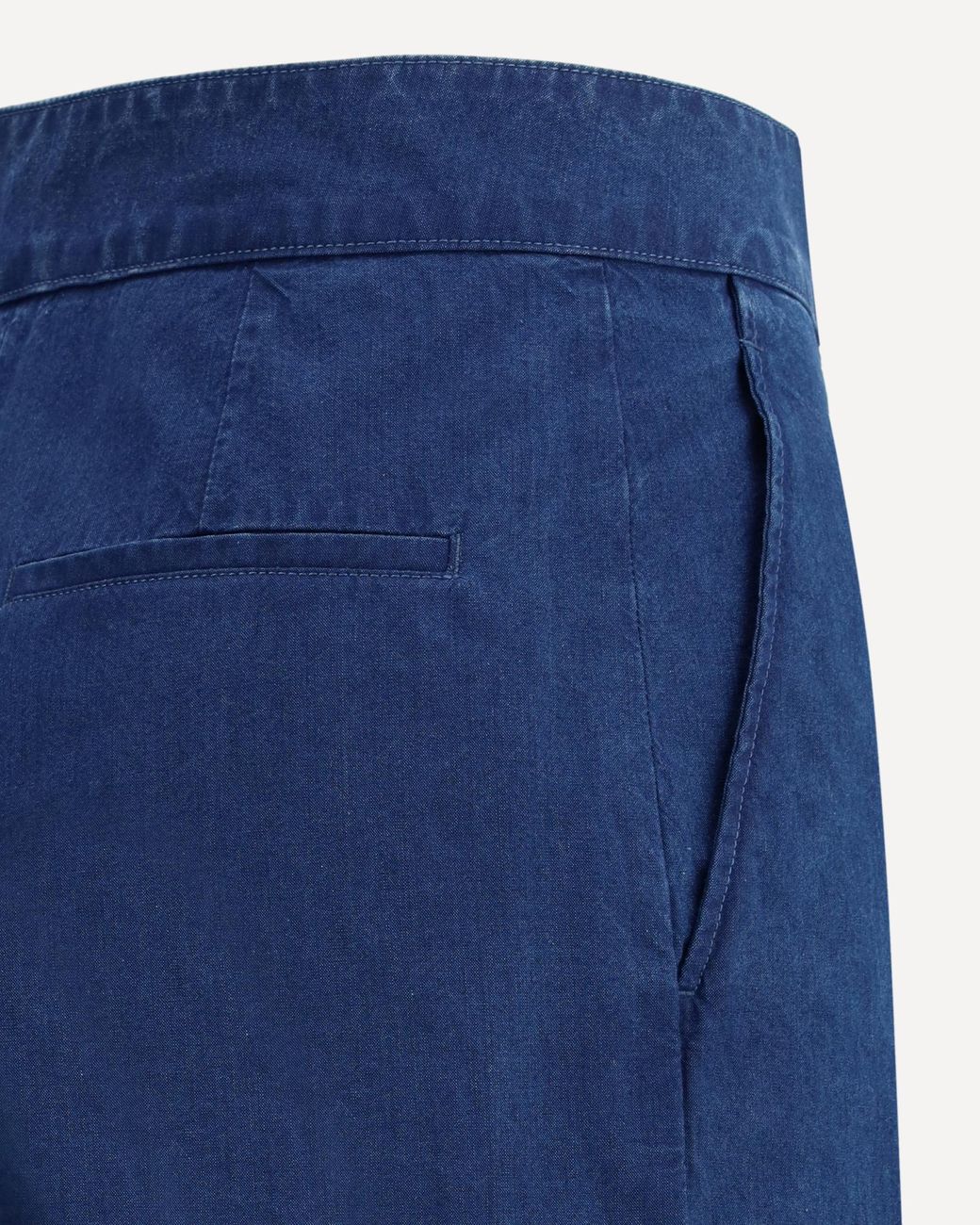 Valentino Blue Button Detailed Straight Leg Jeans