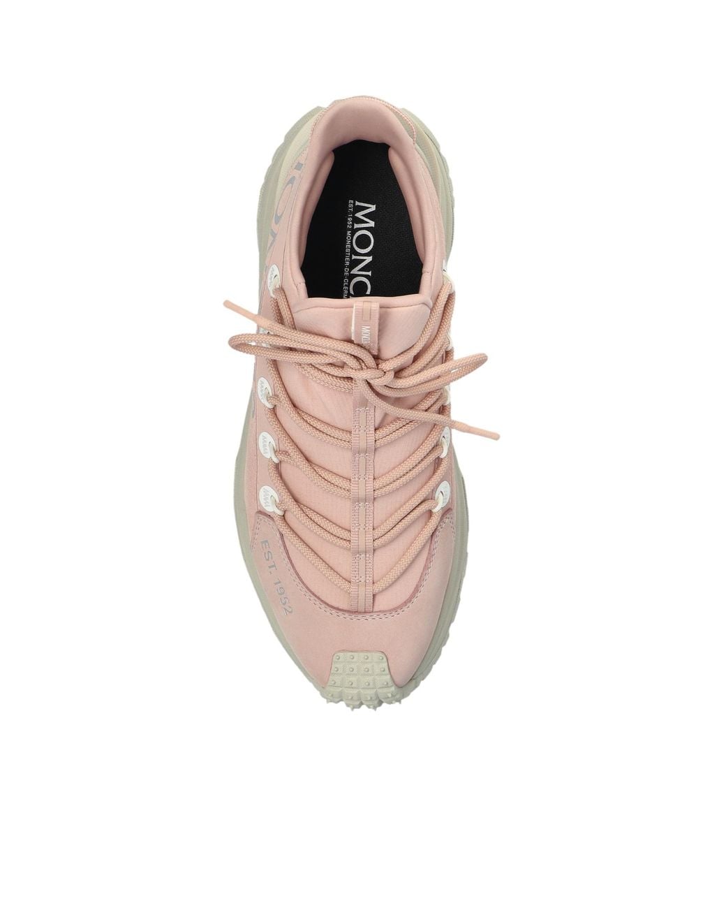 Moncler Pink Trailgrip Lite 2 Lace-Up Sneakers