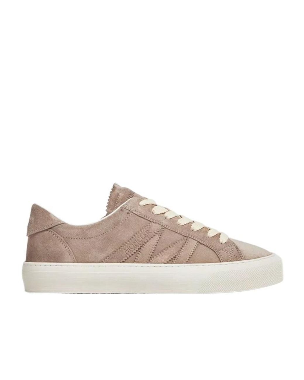 Moncler Brown Monaco M Suede Trainers