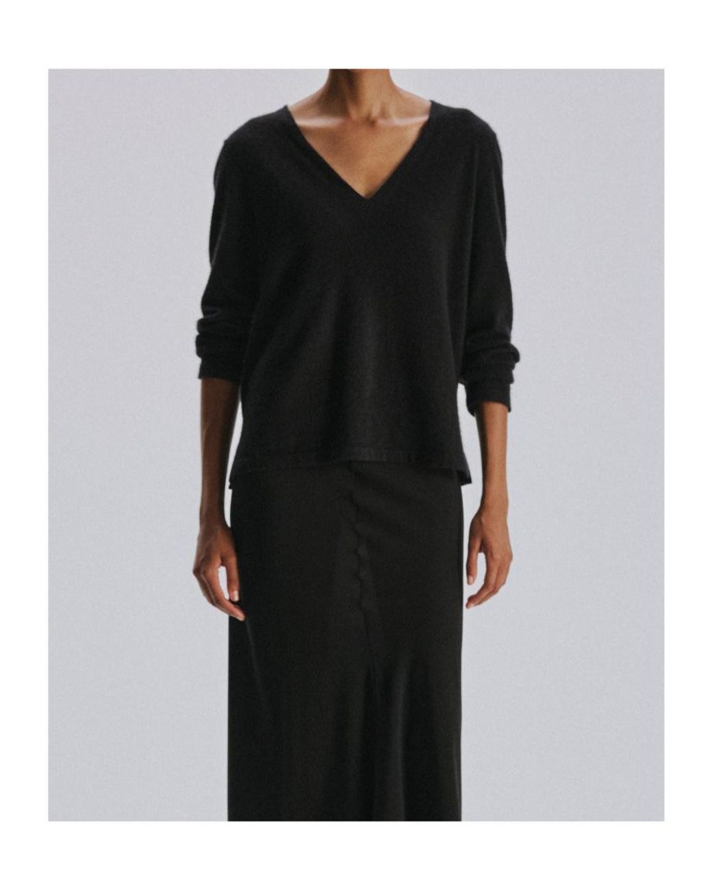 The Row Black Poesis Sweater