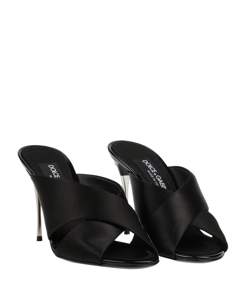 Dolce & Gabbana Black Solid Color Sandals