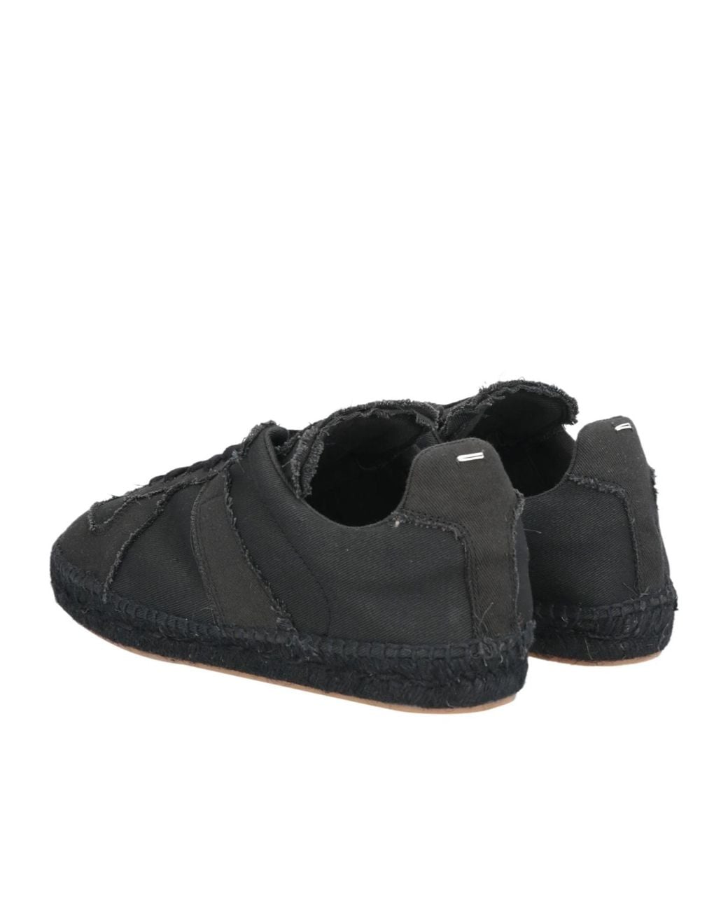 Maison Margiela Black Minimalist Low-Top Casual Shoes