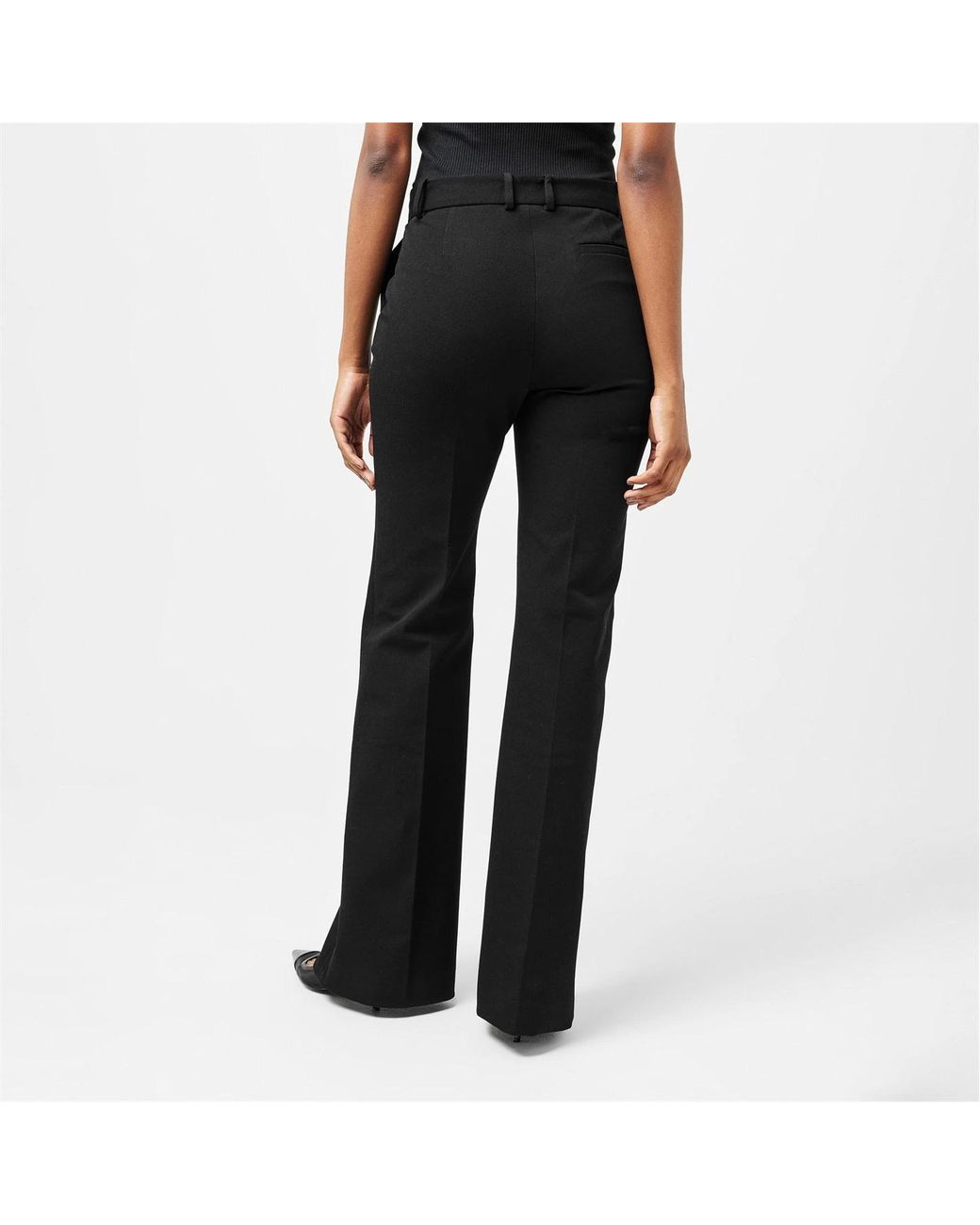 Joseph Black Belt Loop Casual Pants