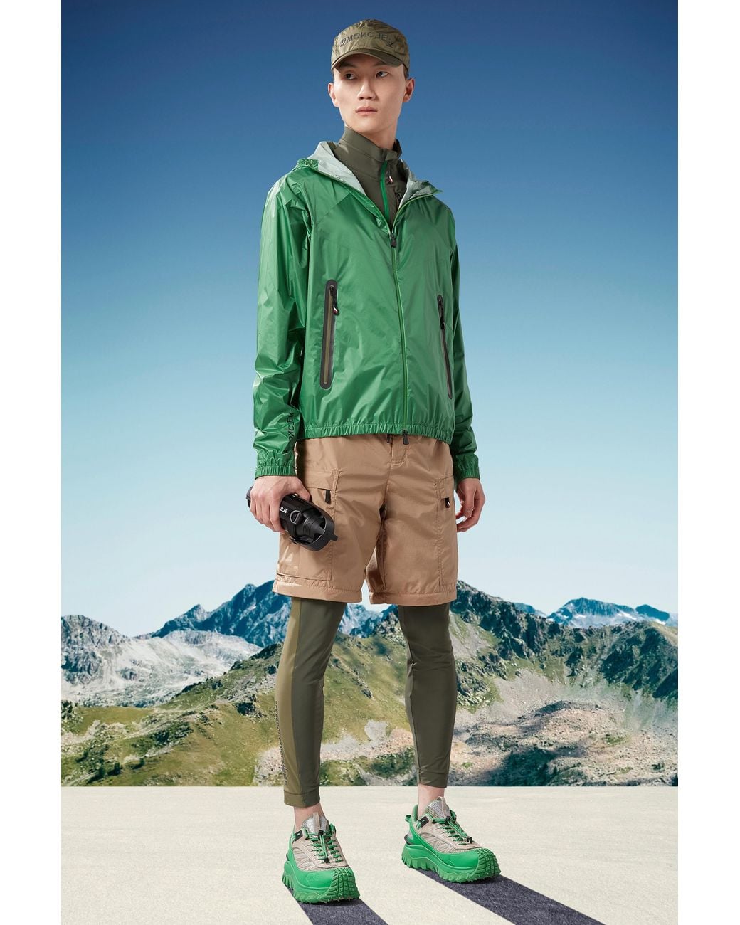 Moncler Natural Cargo Trousers for men