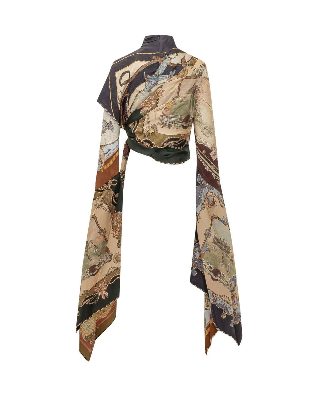 Zimmermann White Valiant Draped Top