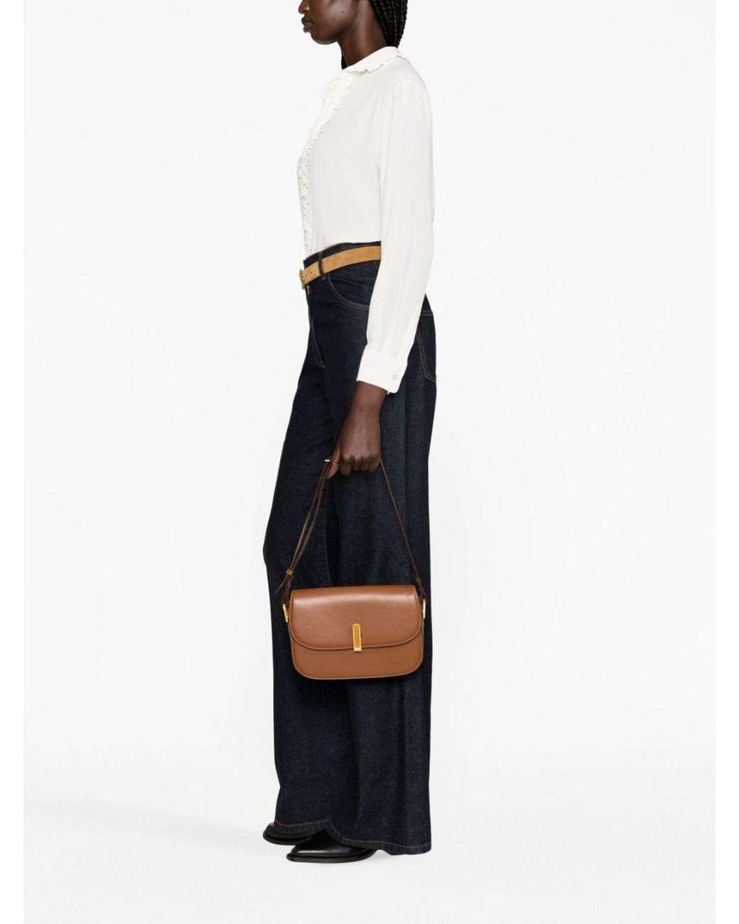 Céline White Loose Shirt