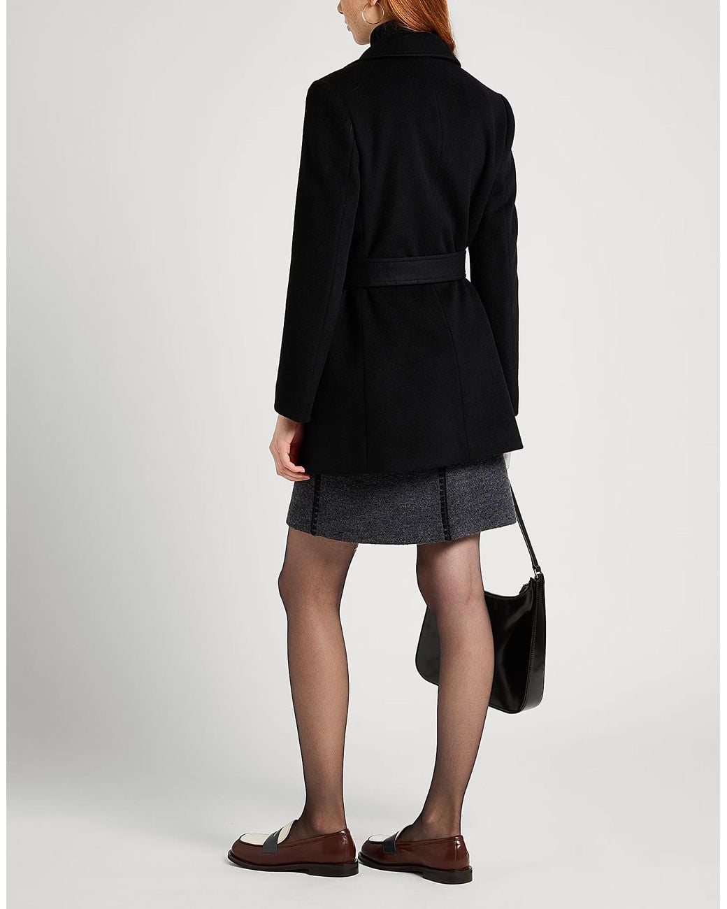 MAX&Co. Black Long-Sleeved Coat