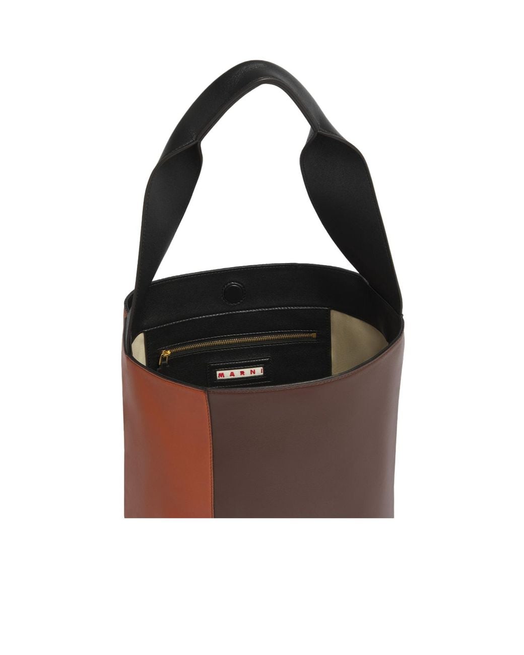 Marni Orange Leather Pod 2.0 Bag