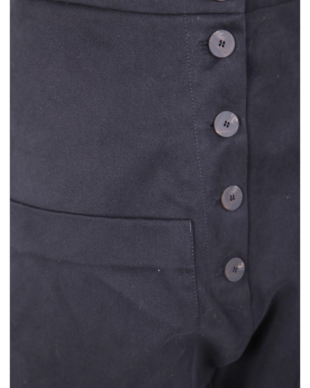 Studio Nicholson Blue Brinson High Waist Pants