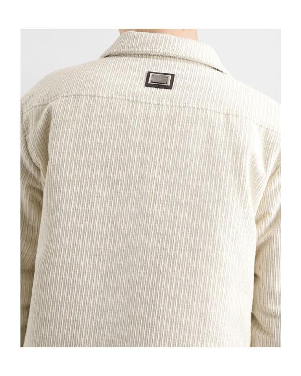 Dolce & Gabbana Natural Reversible Quilted Jacket for men
