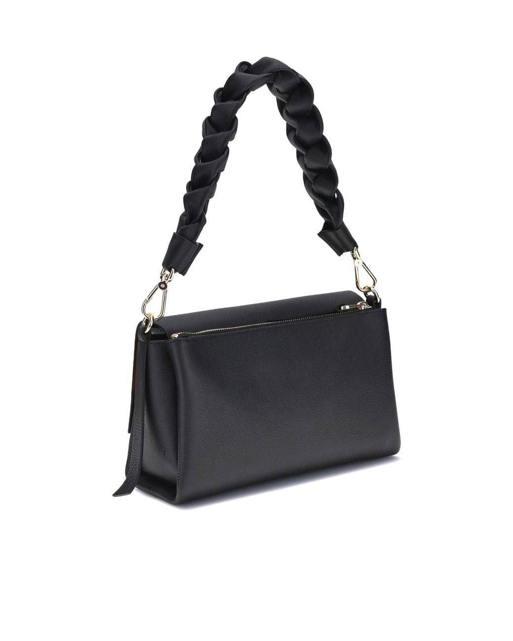 Coccinelle Black Boheme Grana Double Small Shoulder Bag