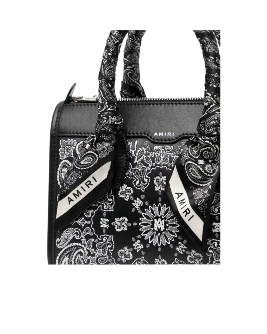 Amiri Black Bandana Micro Triangle Handbag