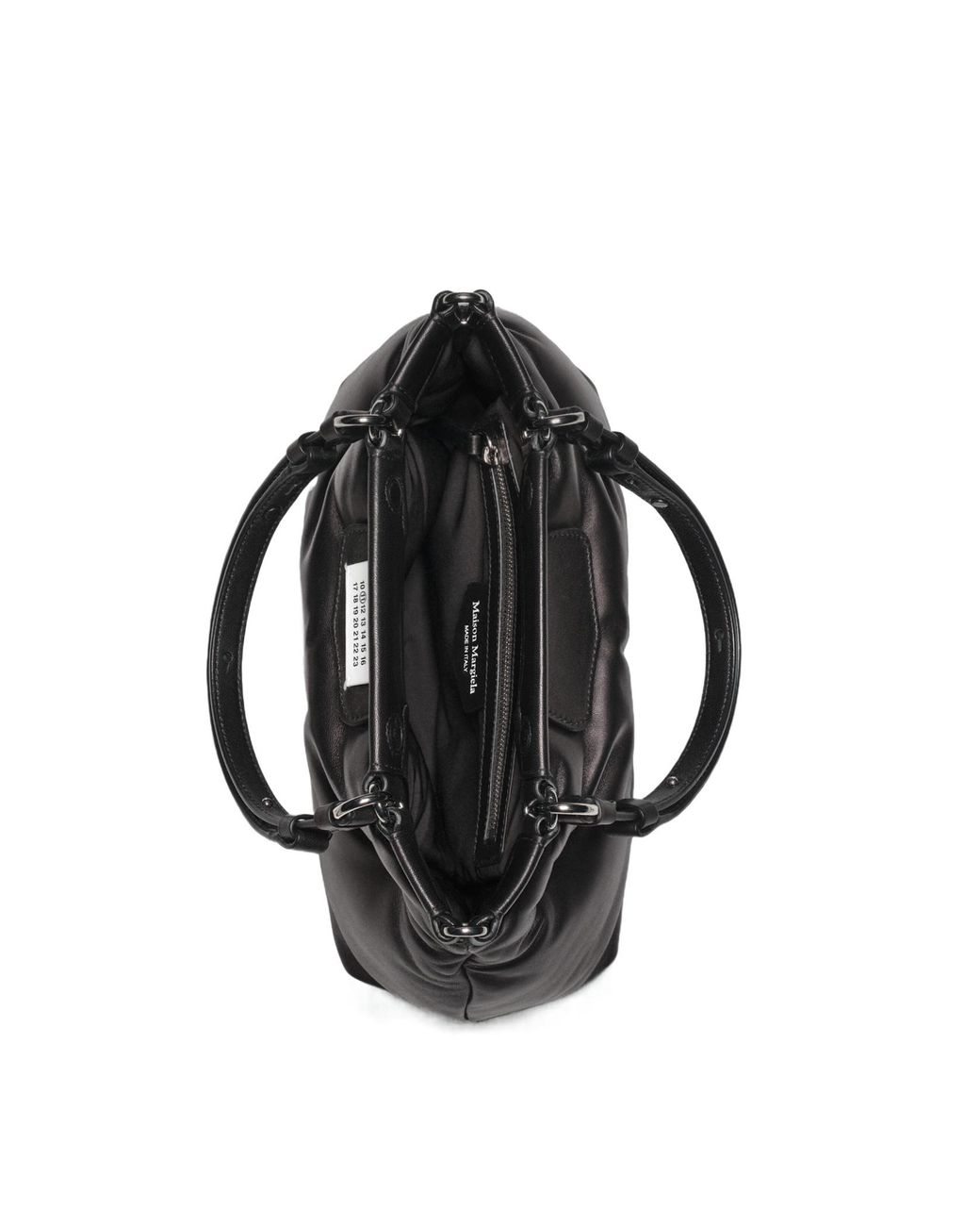 Maison Margiela Black Glam Slam Small Top Handle Bag