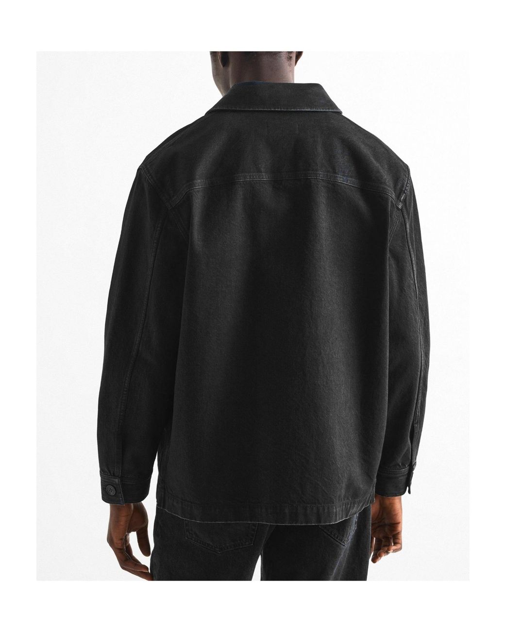 Saint Laurent Black Denim Shirtjacket for men