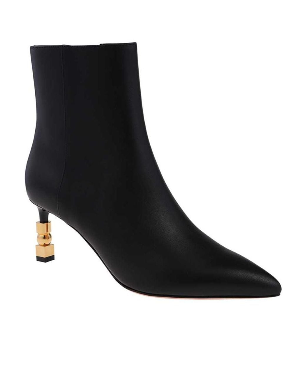 Bally Black Pointed Short Boots