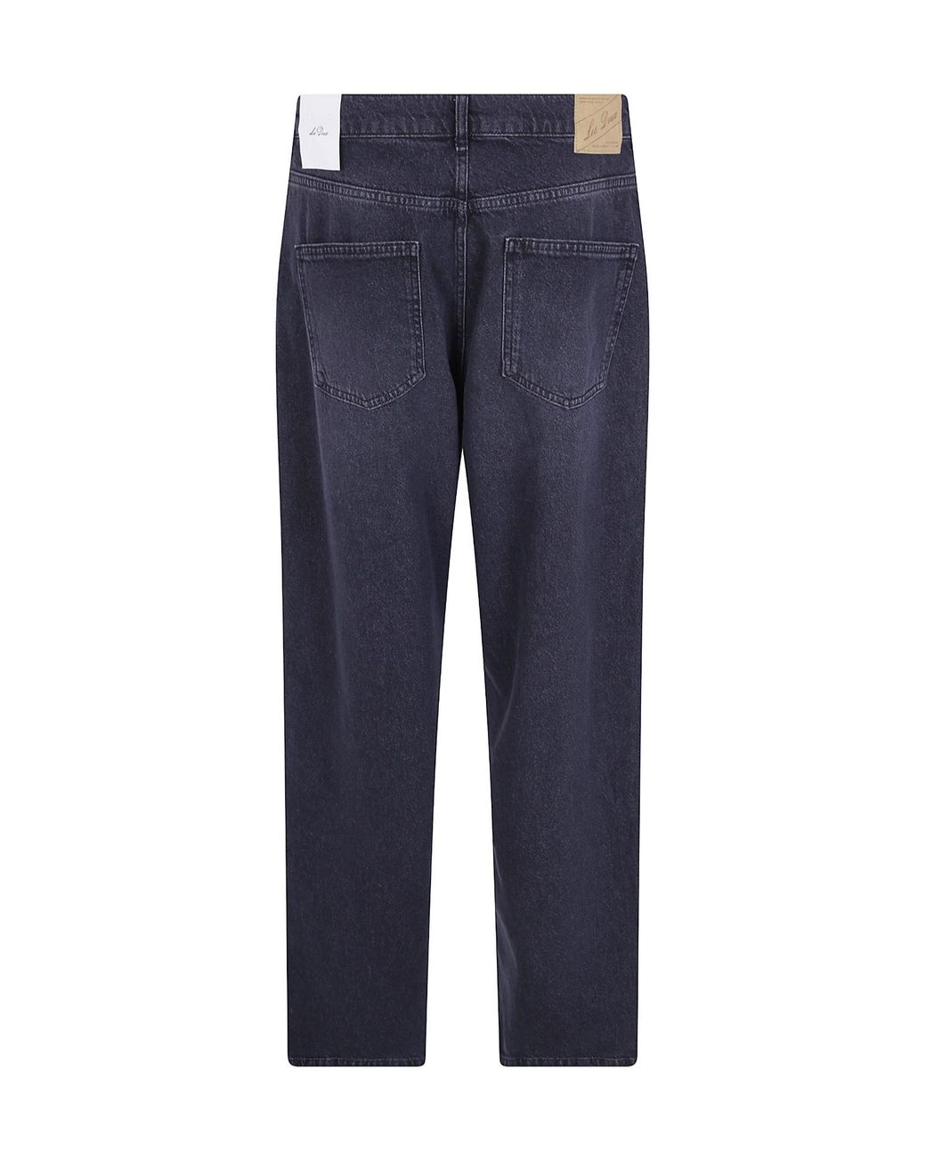 Les Deux Blue Washed-Effect Straight-Leg Jeans for men