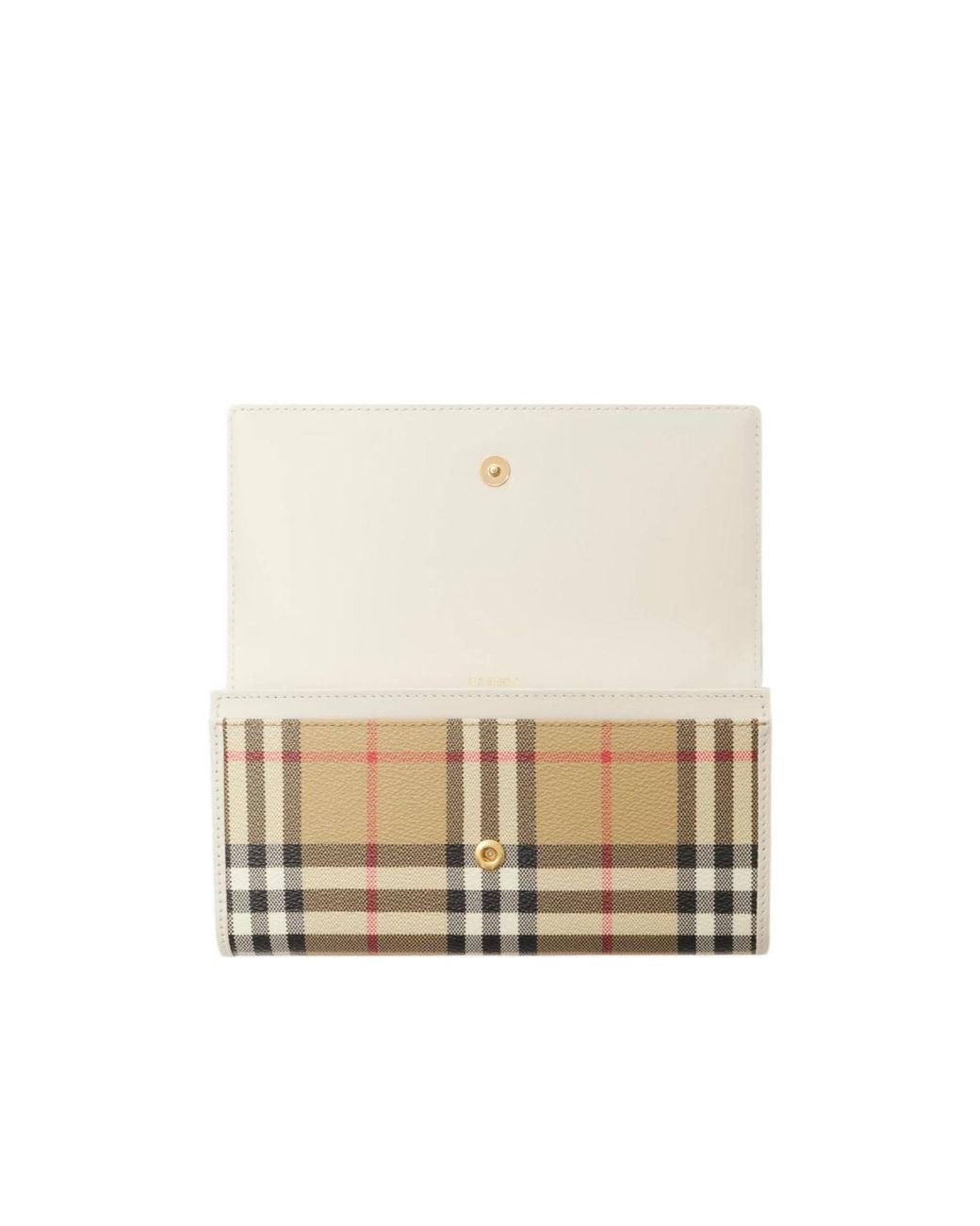 Burberry Natural Check Continental Wallet