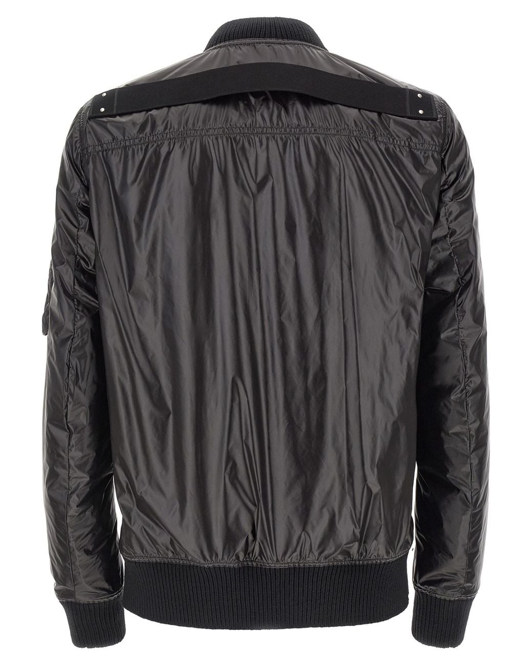 Rick Owens Black Classic Flight Bomber Jacket for men