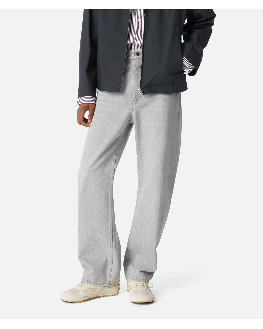 Bottega Veneta White Orbit Flash Sneakers for men