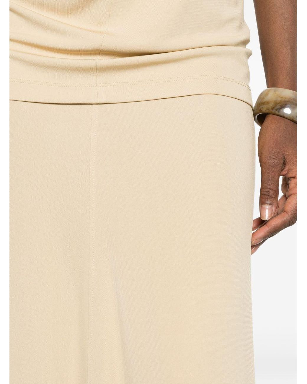 Totême Natural Flared Maxi Skirt