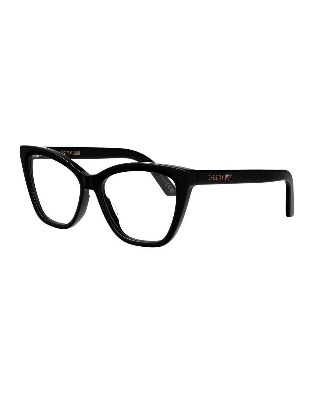 Dior White Eyewear Cat-Eye Frame Glasses