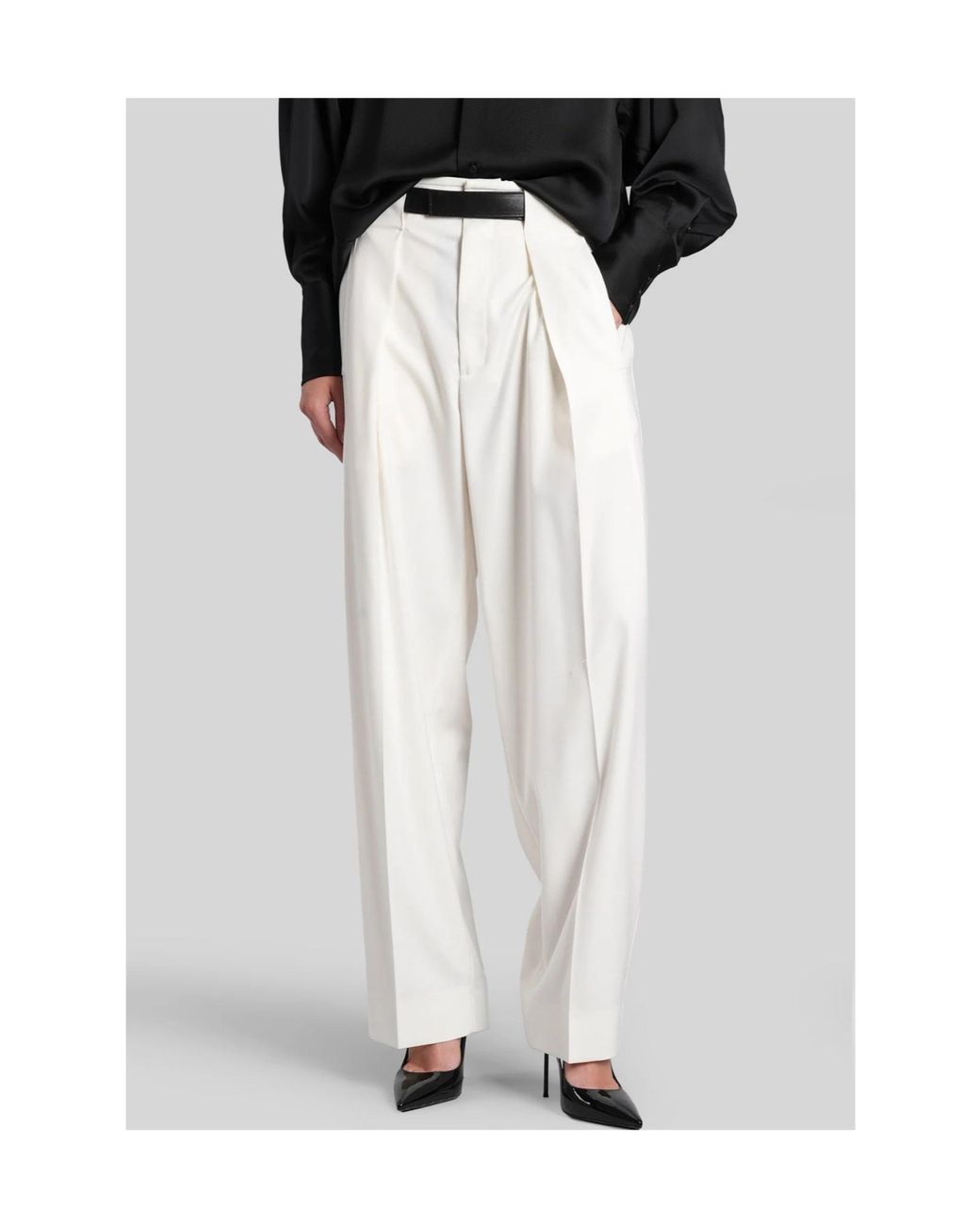 DARKPARK White Ronda Trousers