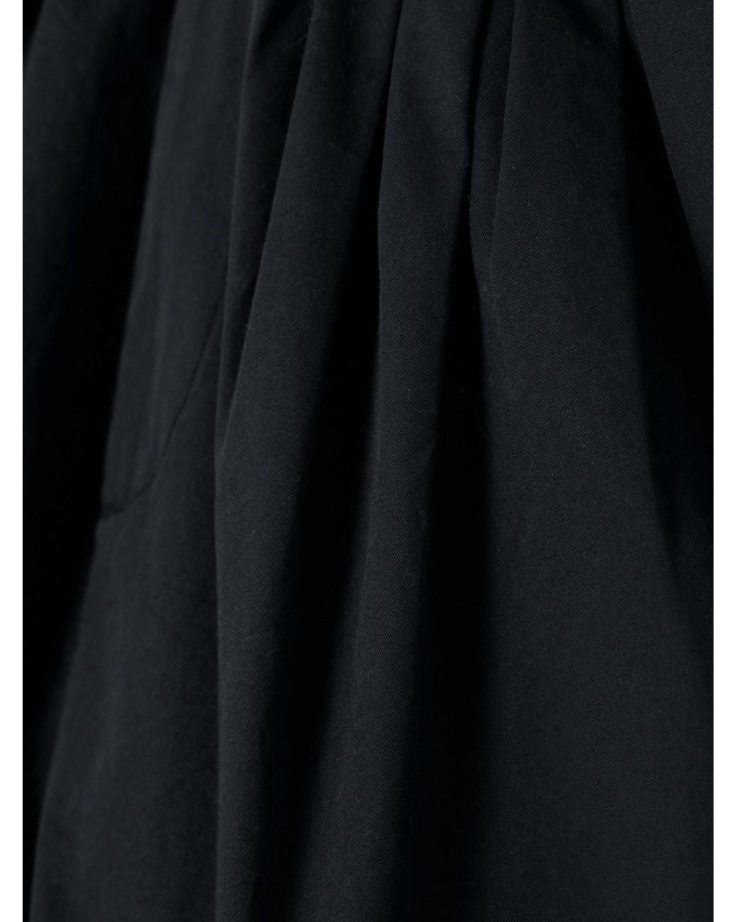 Doen Blue Pleated Organic Cotton-Poplin Shorts