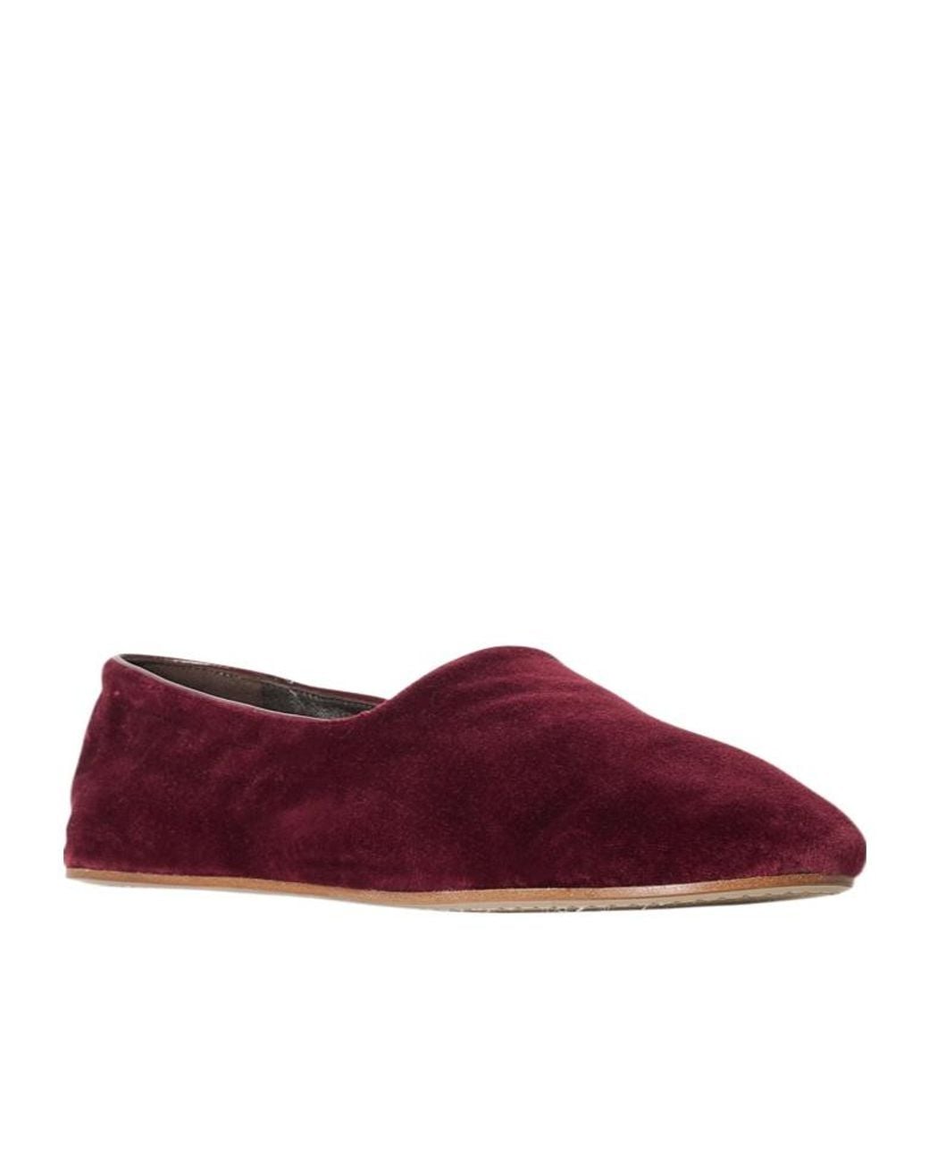 The Row Red Ponti Flat Shoes