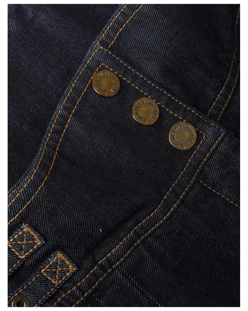 Zimmermann Black Rebellion High-Waisted Jeans