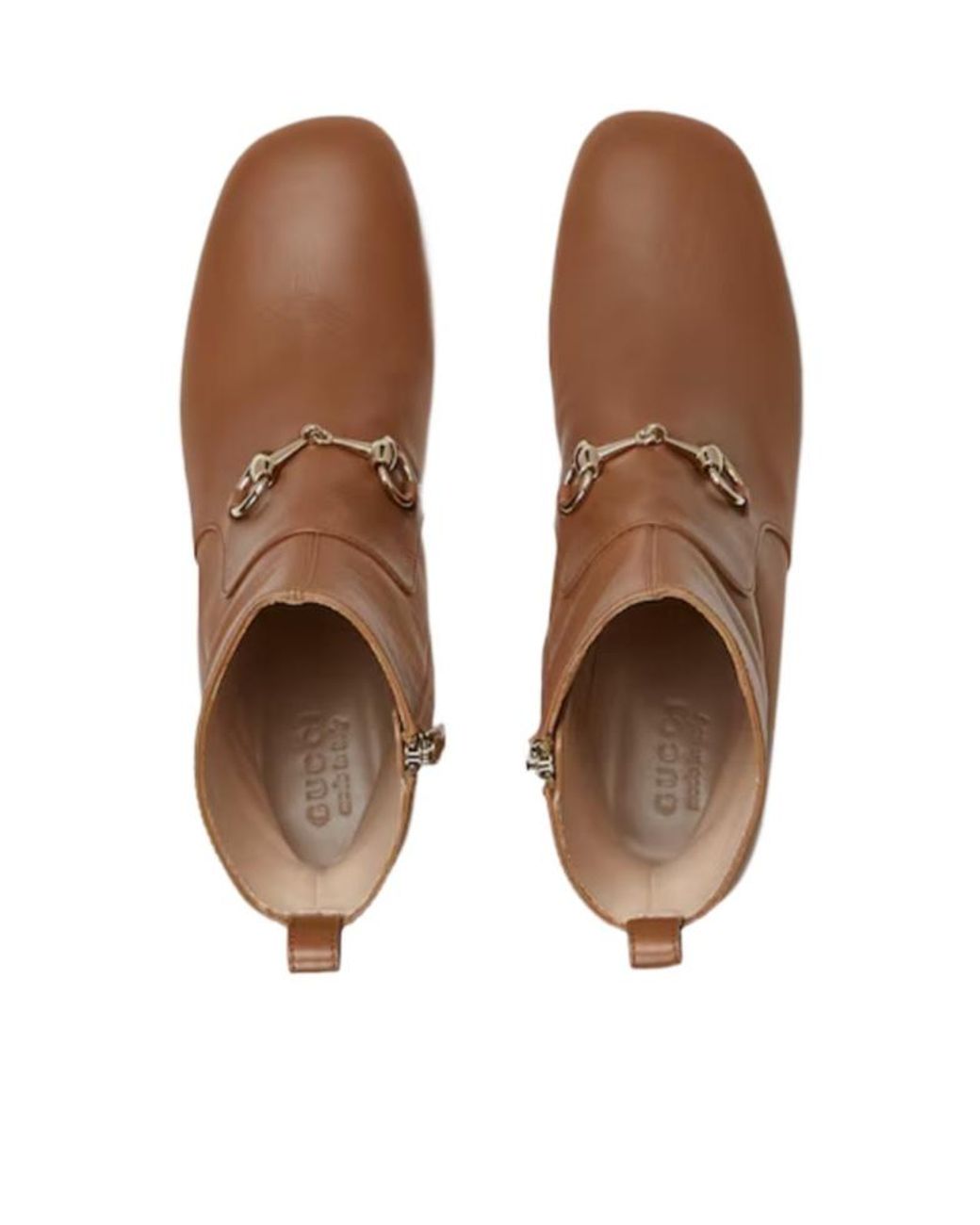 Gucci Brown Ankle Boot With Horsebit