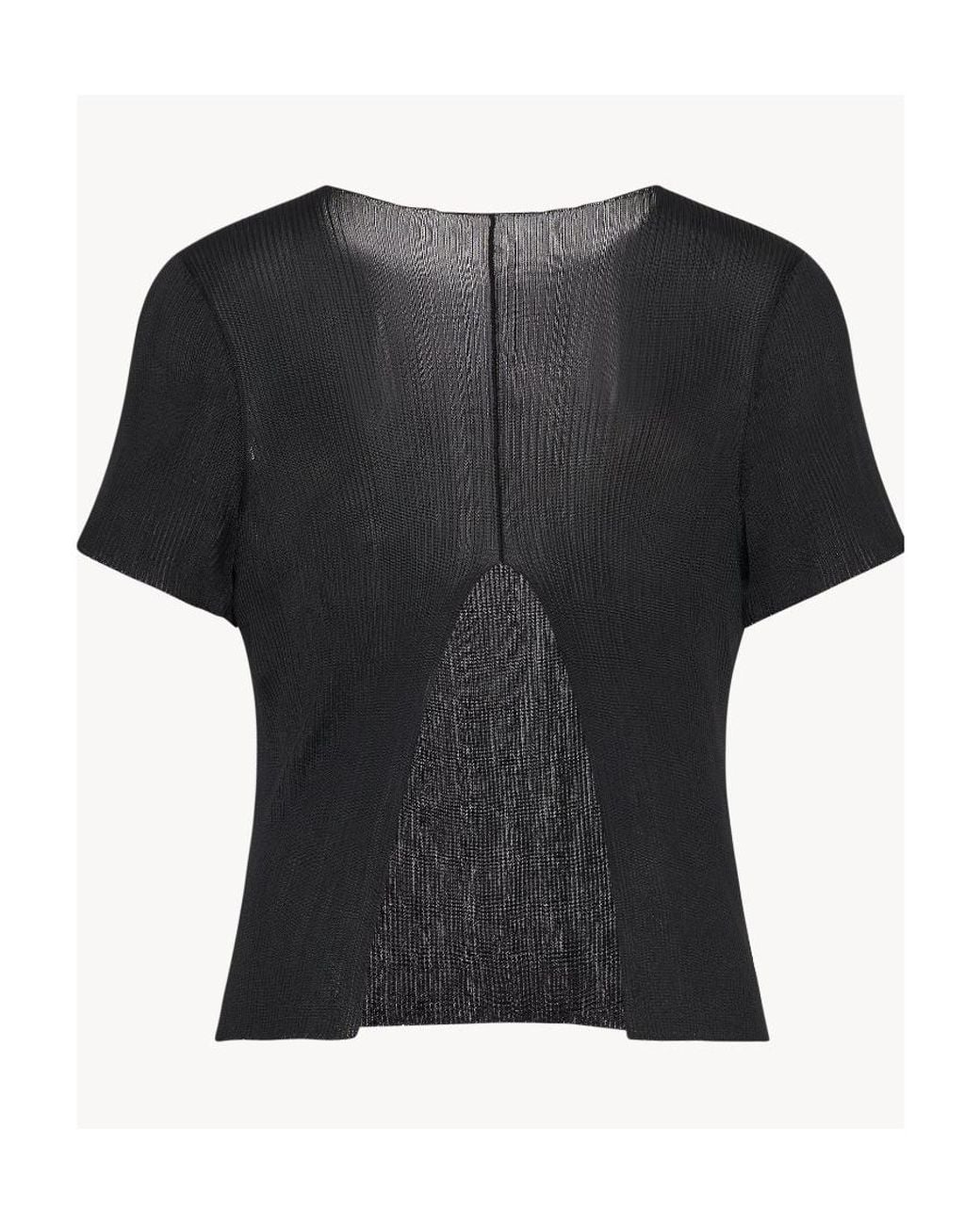 The Row Black Short-Sleeved T-Shirt