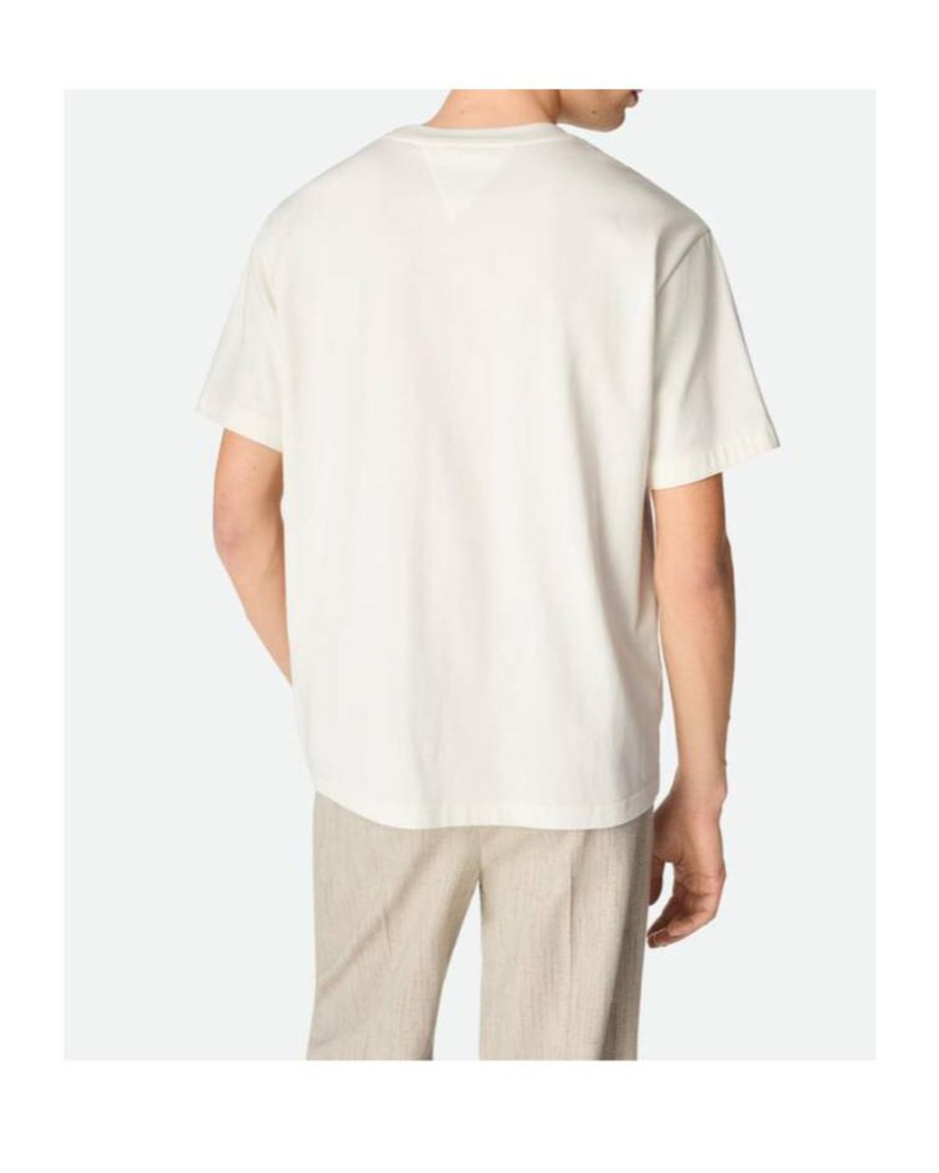 Bottega Veneta White Short Sleeved Crewneck T-Shirt for men