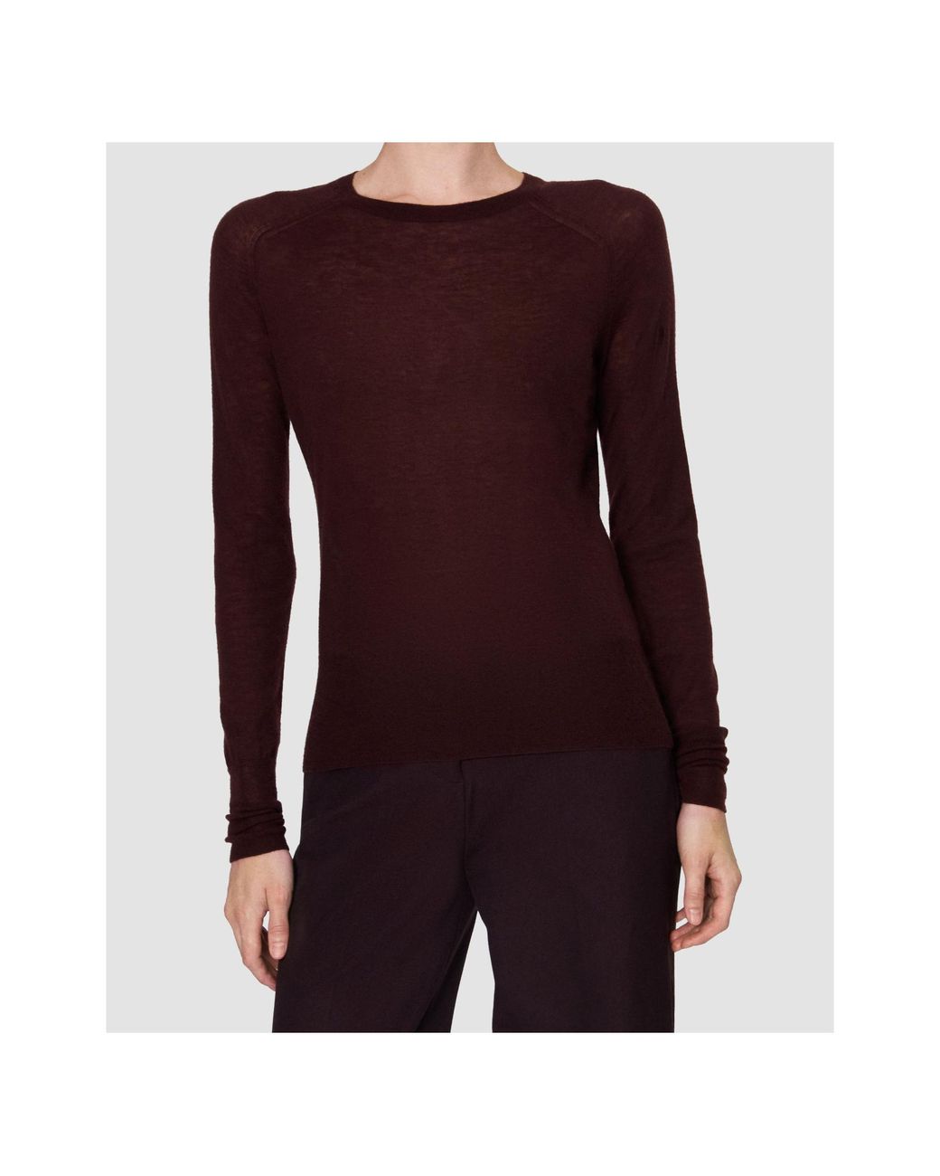 Joseph Purple Geras Cashair Sweater