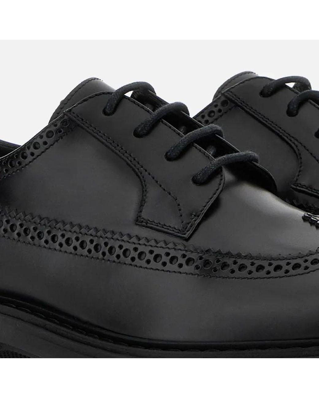 Hogan Black H704 Lace-Up Shoes for men