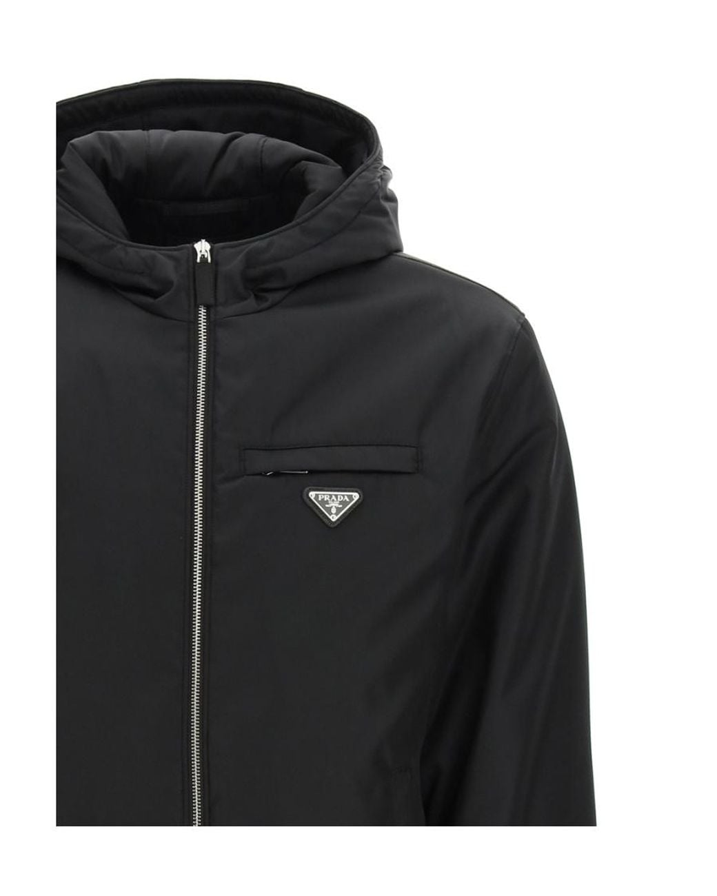 Prada Black Re-Nylon Jacket for men