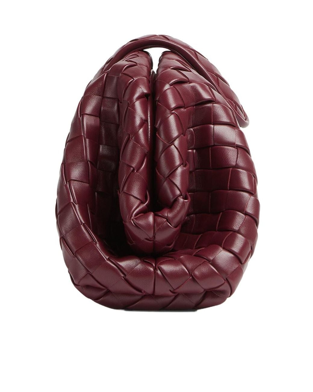 Bottega Veneta Red Chain Linked Teen Lauren 1980 Shoulder Bag
