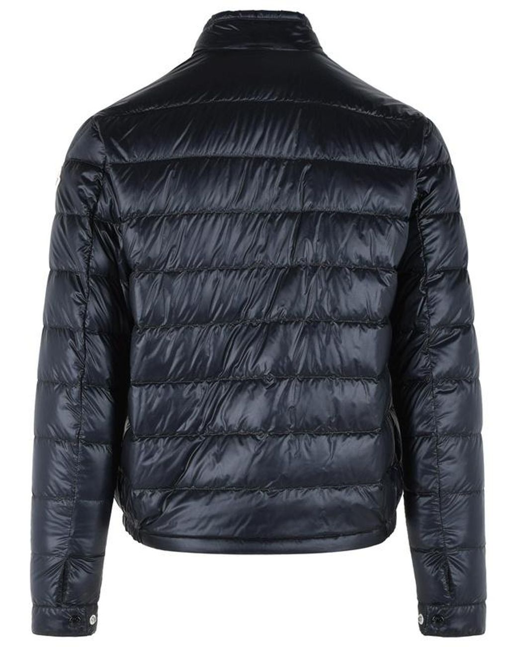 Moncler Blue Acorus Zip-Up Quilted Jacket for men