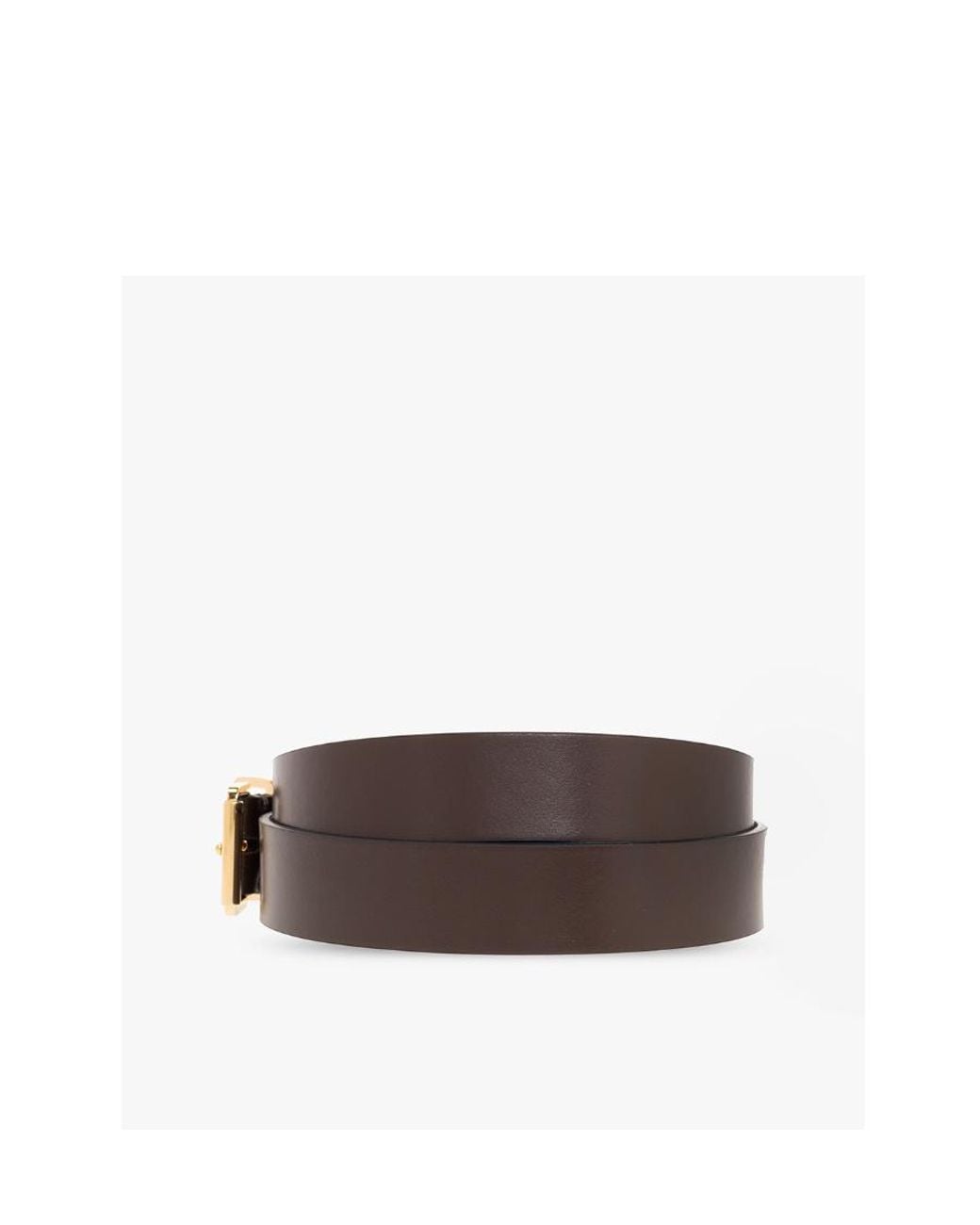 DSquared² White Logo Embossed Buckle Belt for men